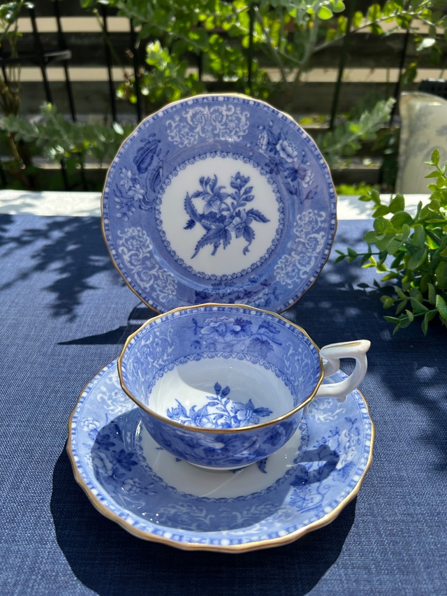 SPODE社　ブルーウイロー　ミルクピッチャー（Copeland期）