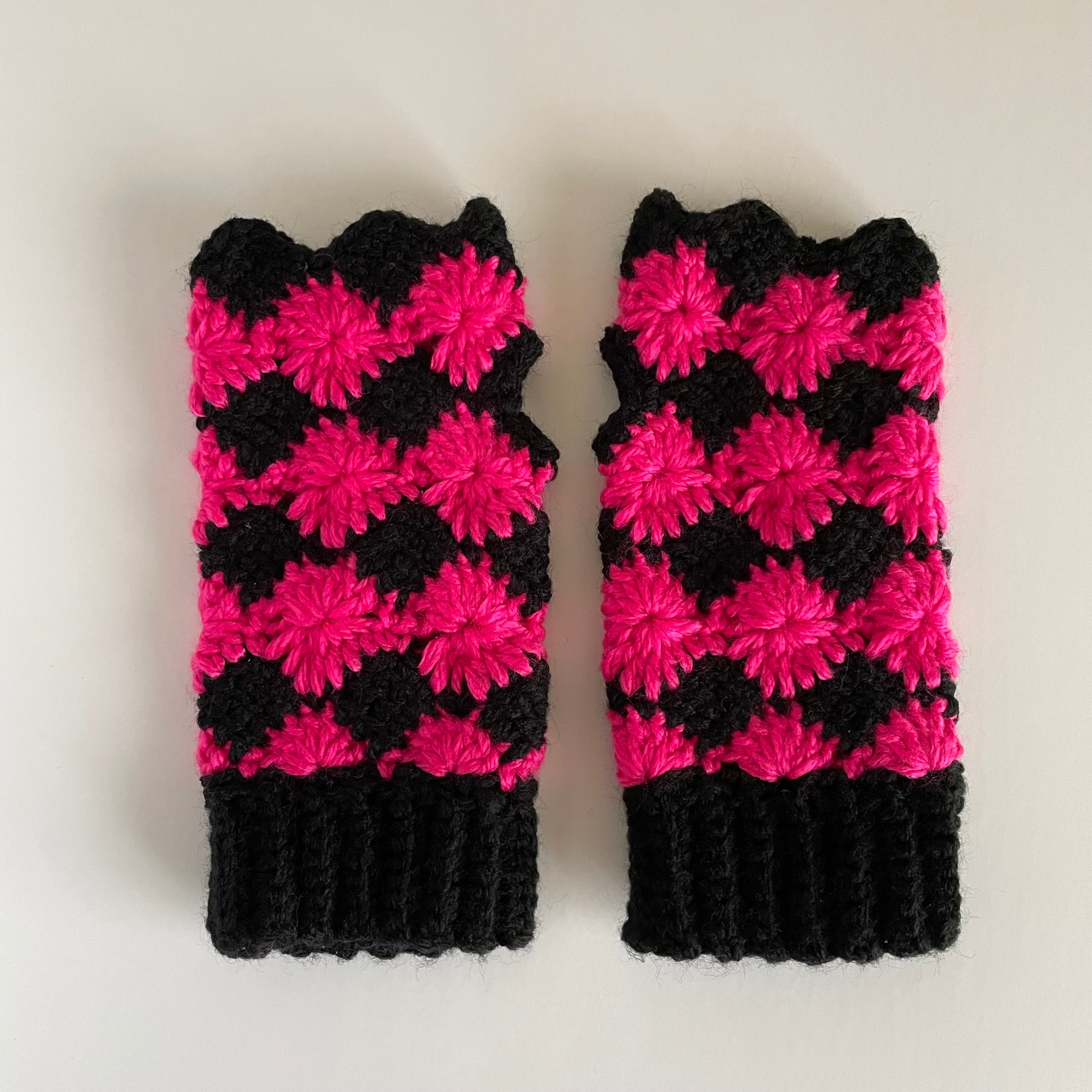 手編み 防寒 ハンドウォーマー(Mサイズ) | tiffany l'amour