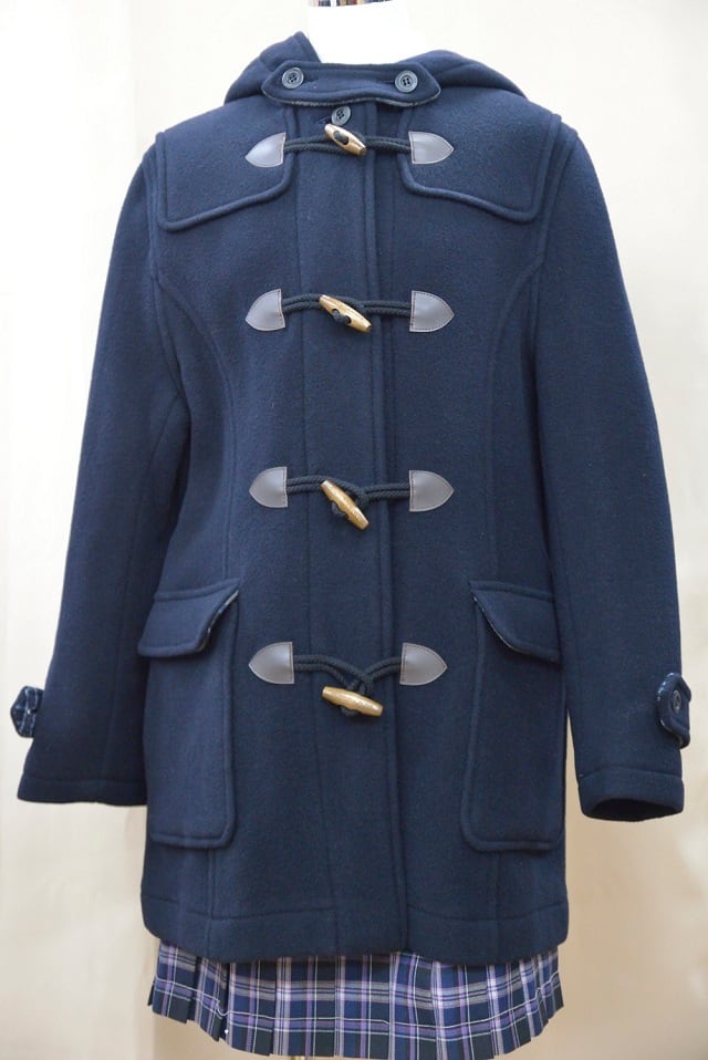 紺色ダッフルコート Lサイズ　OLIVE des OLIVE school 制服メーカーが作る高品質】女子スクールコート｜オリーブデオリーブ