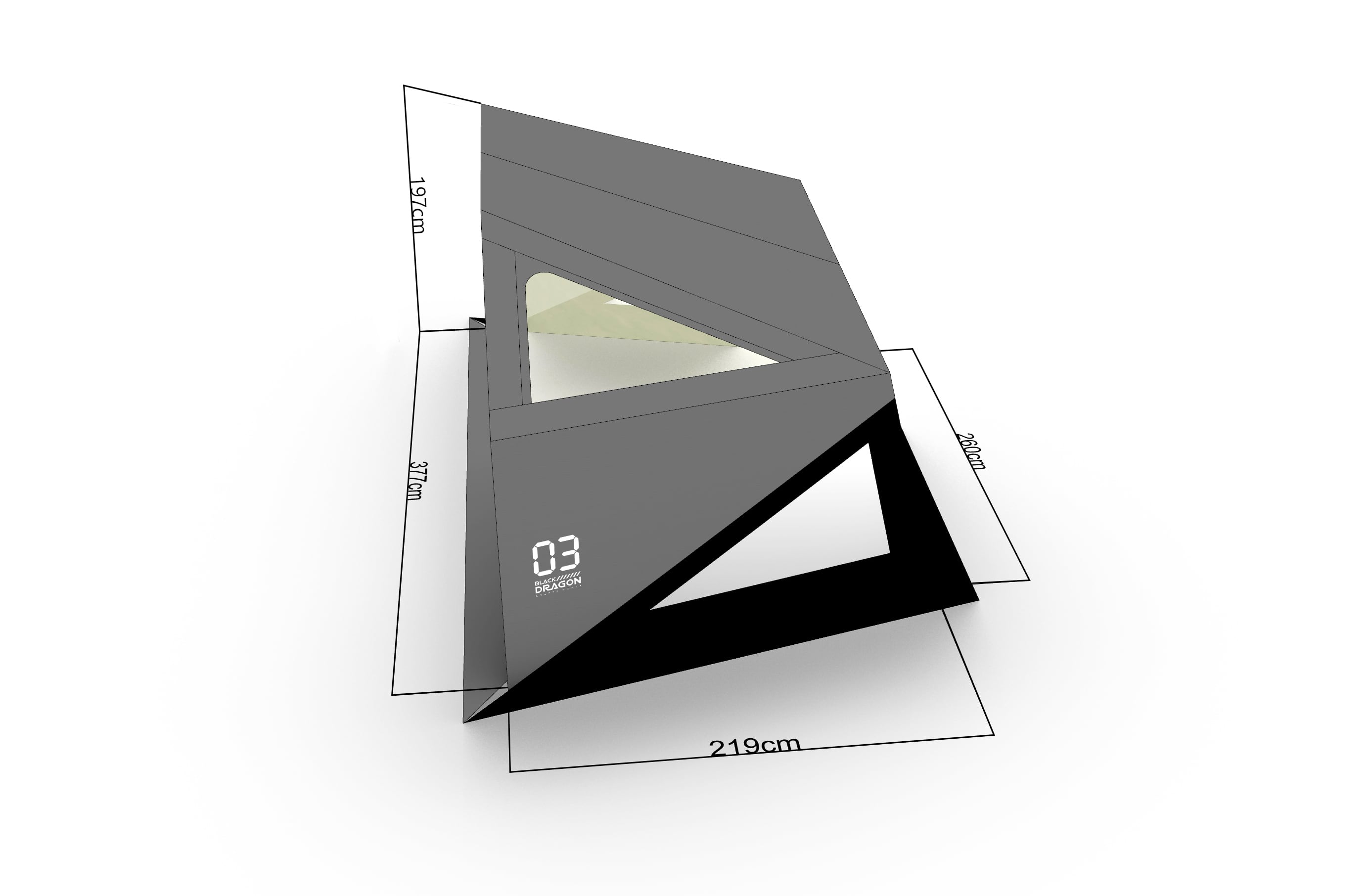 送料無料】Black Dragon エアテント 03 Star 星宿 Air tent | Black