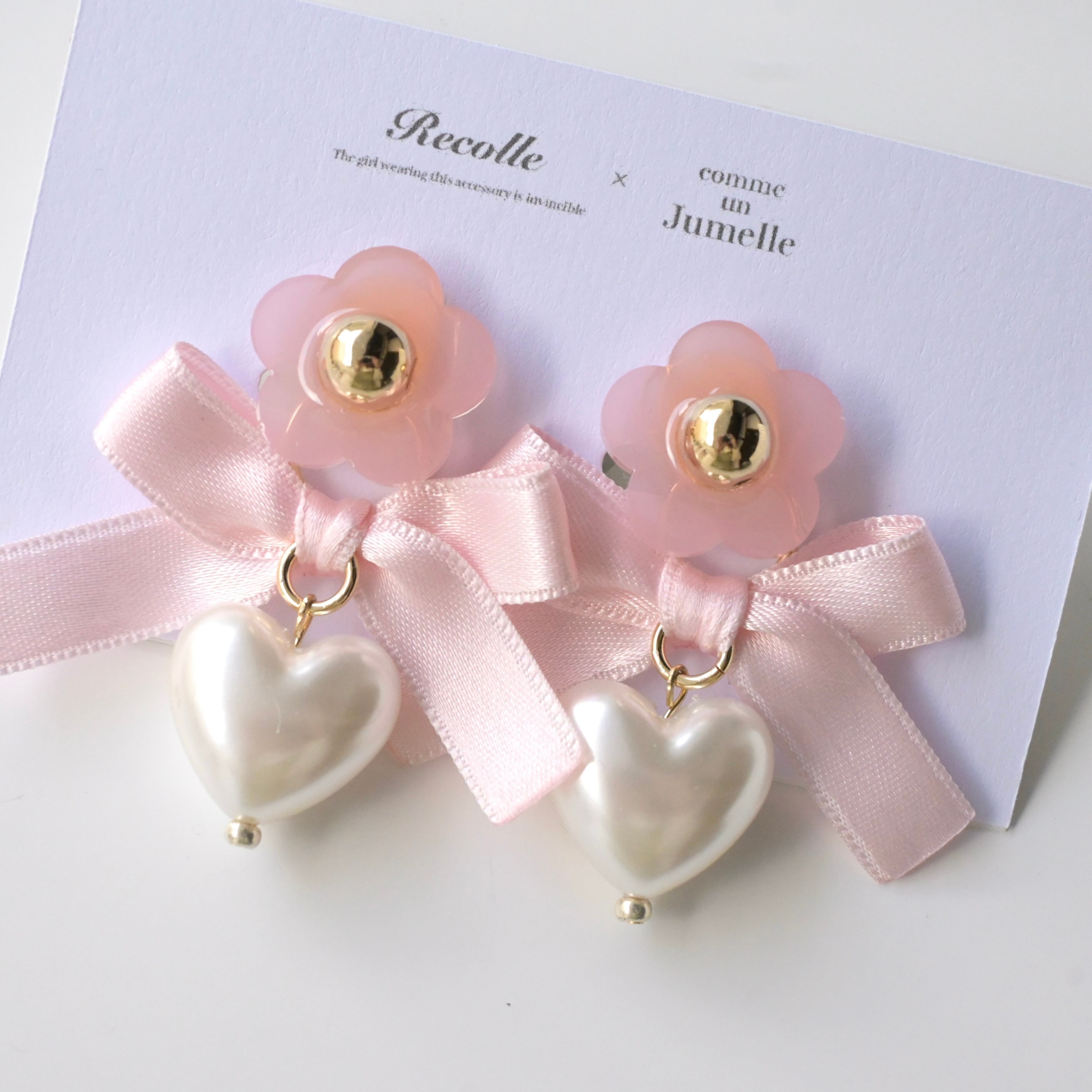 【Recolle × Jumelle】princess daisy ribbon custom ＊ light pink