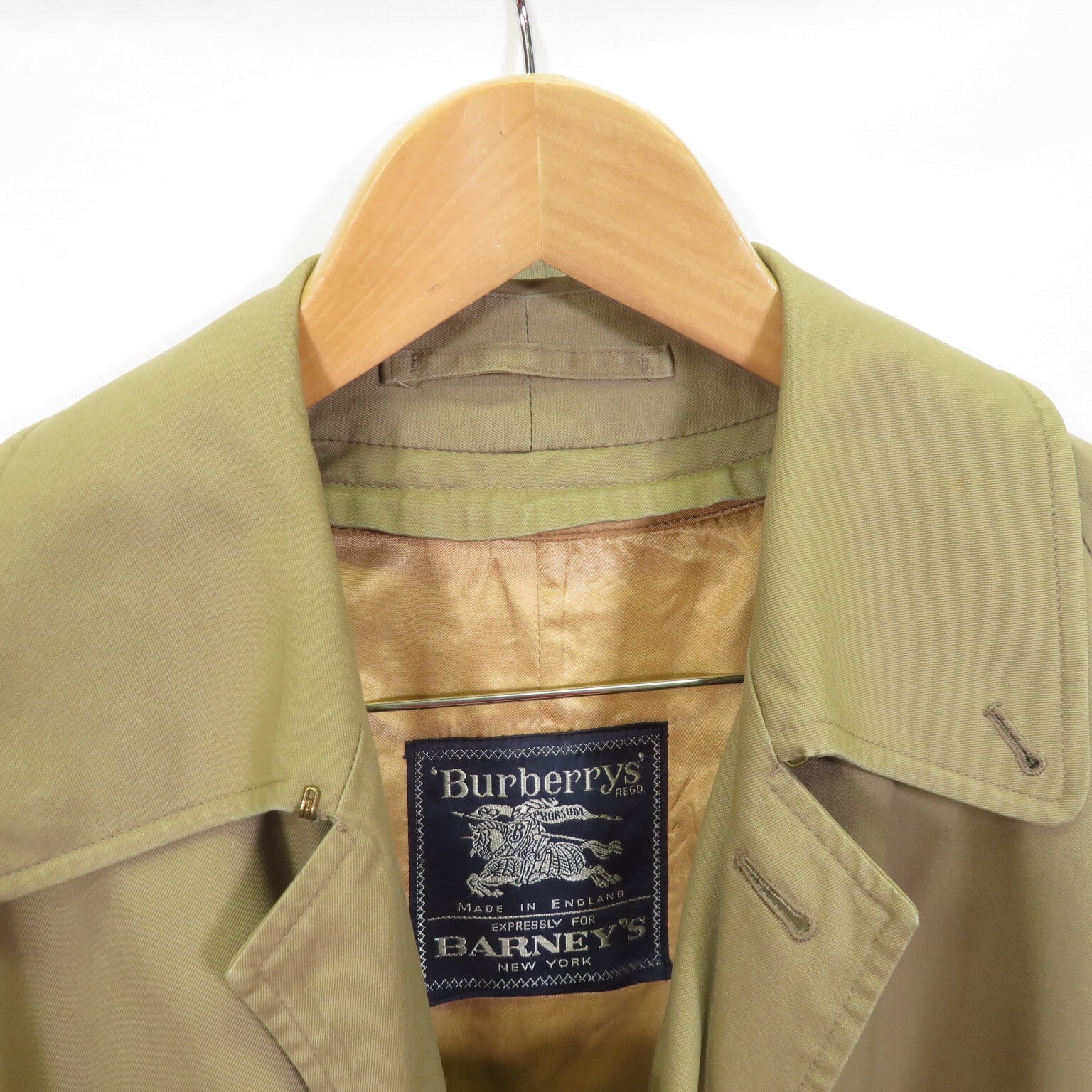英国製 Burberrys BARNEYS NEW YORK別注 トレンチコート 一枚袖 英国製 Burberrys BARNEYS NEW YORK別注 トレンチコート 一枚袖