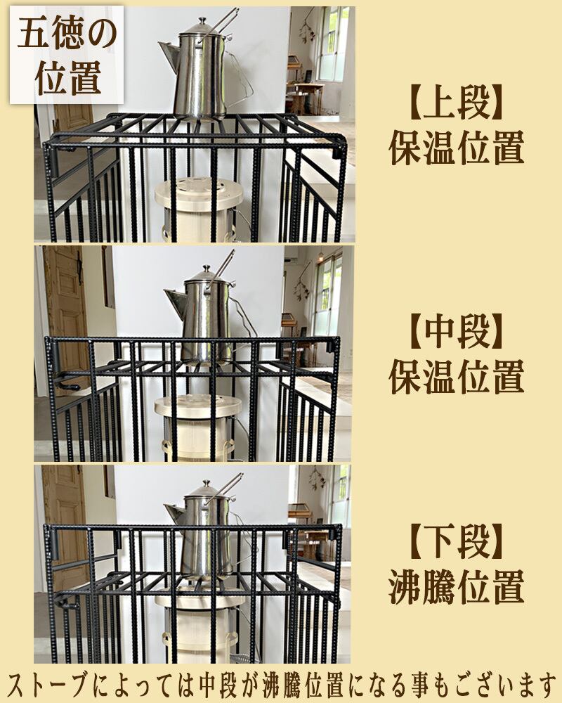 キャスター付き】ストーブガード コンパクト 収納タイプ 折りたたみ