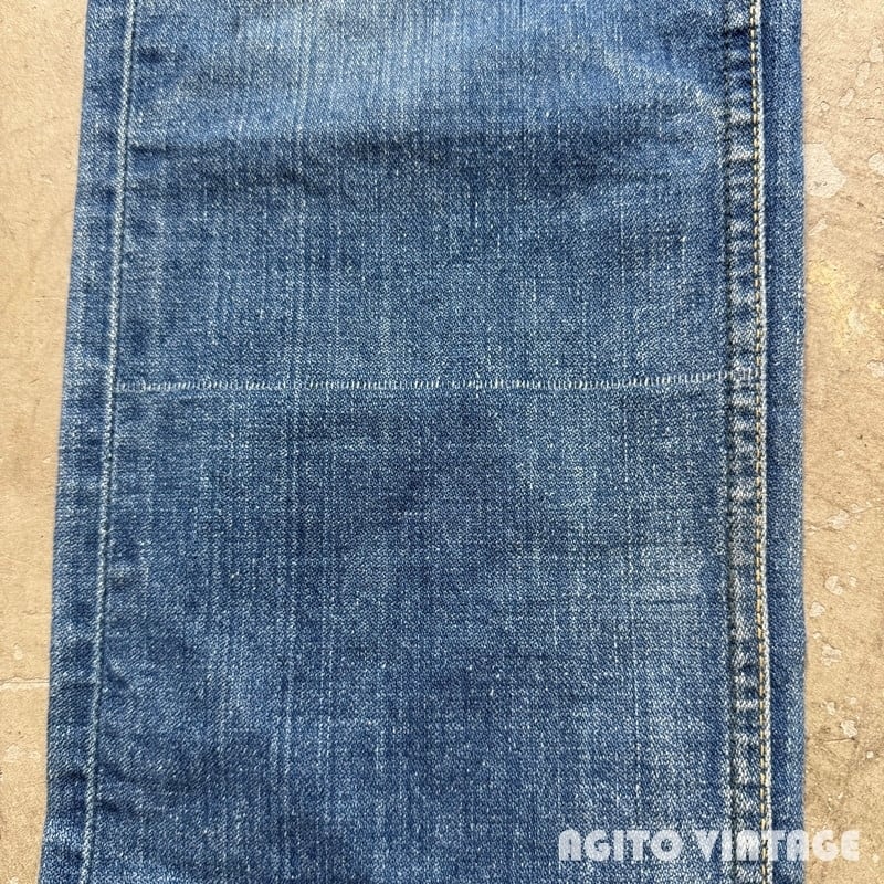 70's Lee Leens スリムテーパードデニムパンツ ブロークンデニム レア