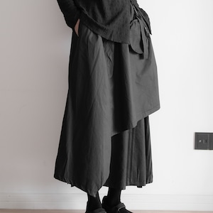 アシンメトリーレイヤードスカート R0709