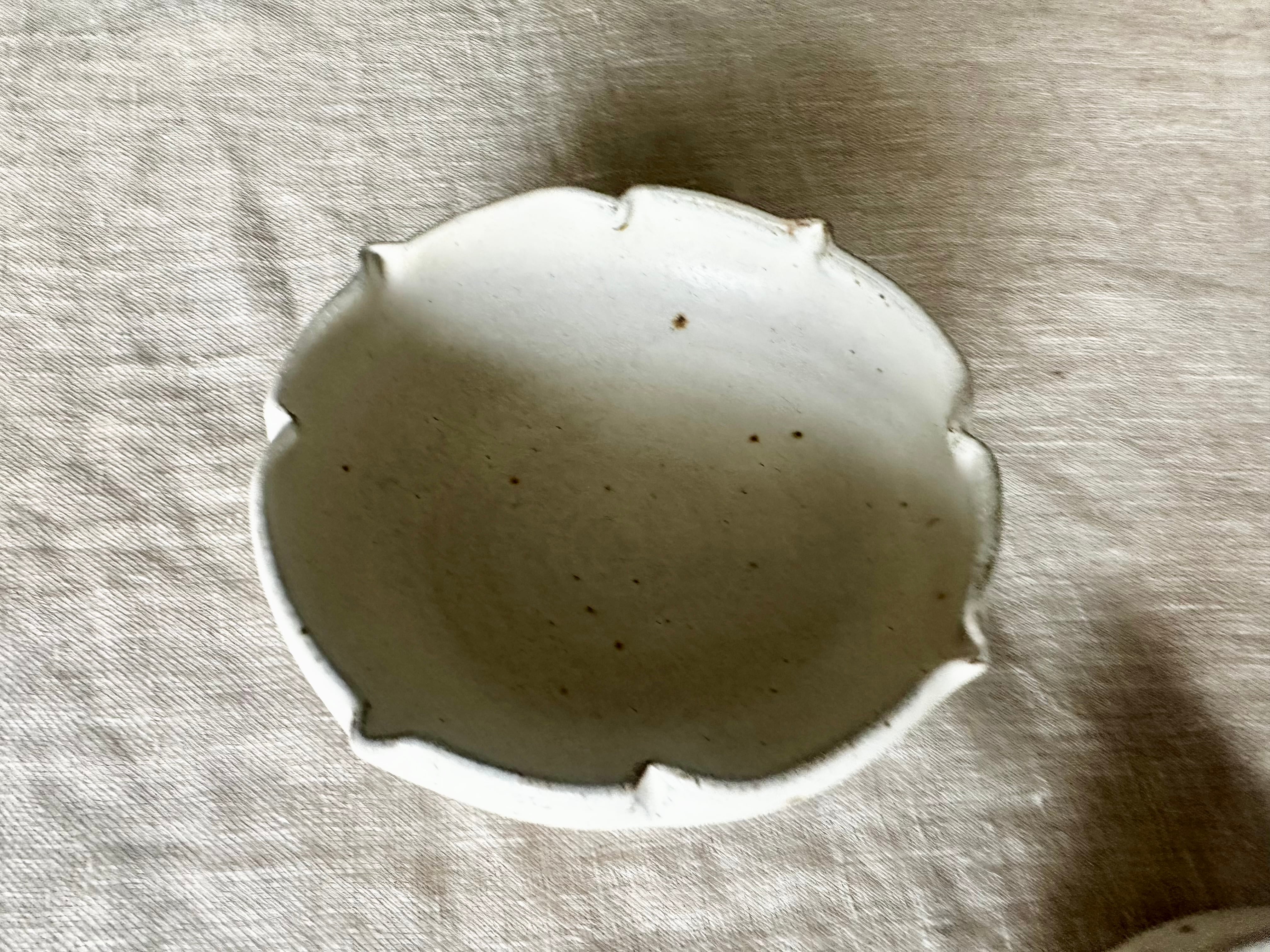 antique Shiromoegi 花かご(大)