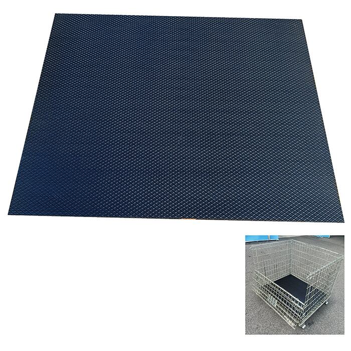 メッシュパレット用 樹脂製 底板 底助 　中　925mm×750mm 10枚セット 厚み2ｍｍ PVC 再生プラスチック製 無発泡養生板 樹脂製 油汚れに強い 部材落下防止　個人宅配送不可　 耐久性に優れ、軽量で　再生プラスチック製の底板 繰り返し利用ができます