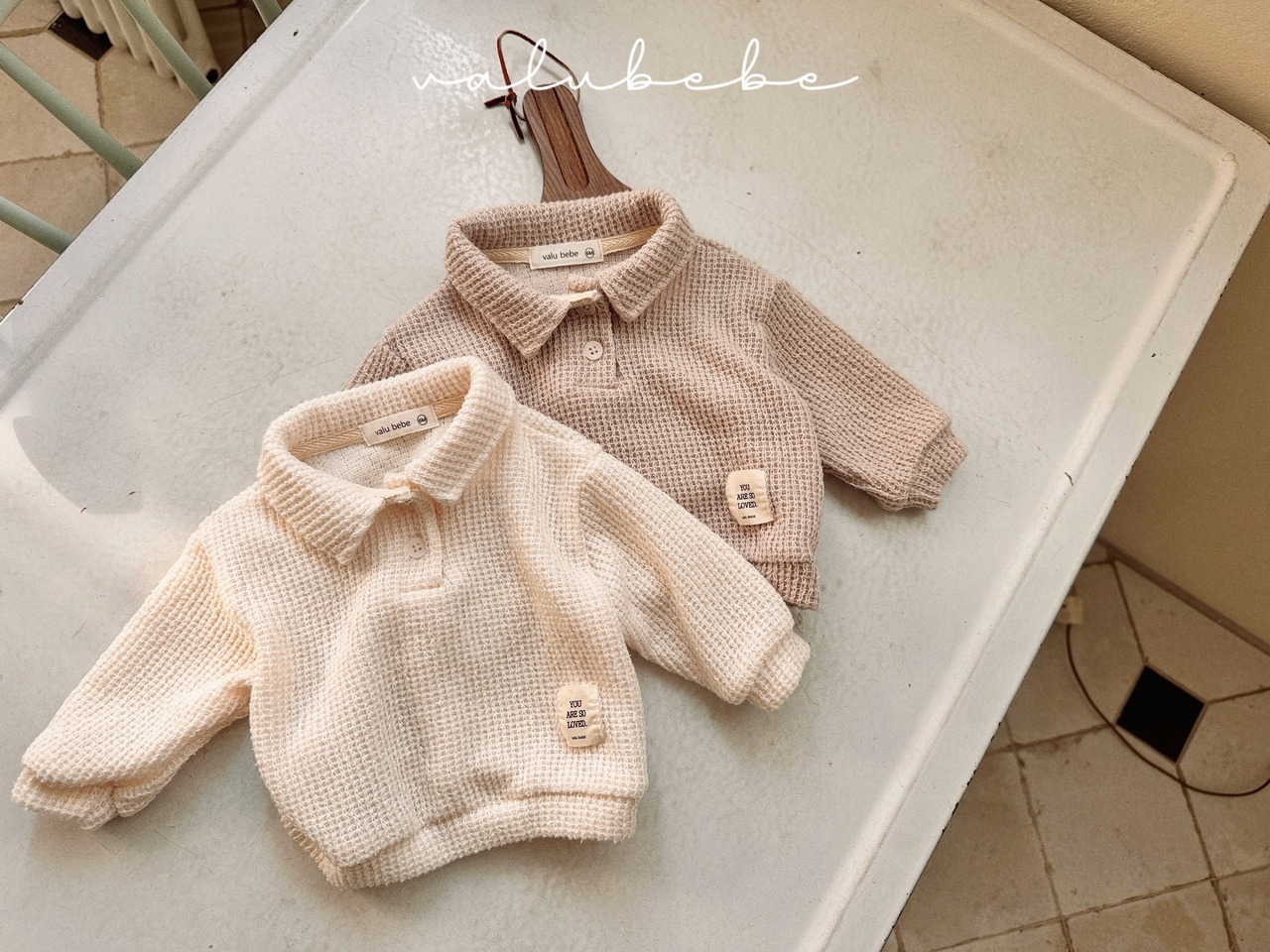 Valubebe 26/AP (Baby) Dalkong Knit Collared Tee