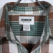 BOWWOW / MOUNTAIN POCKET FLANNEL SHIRT