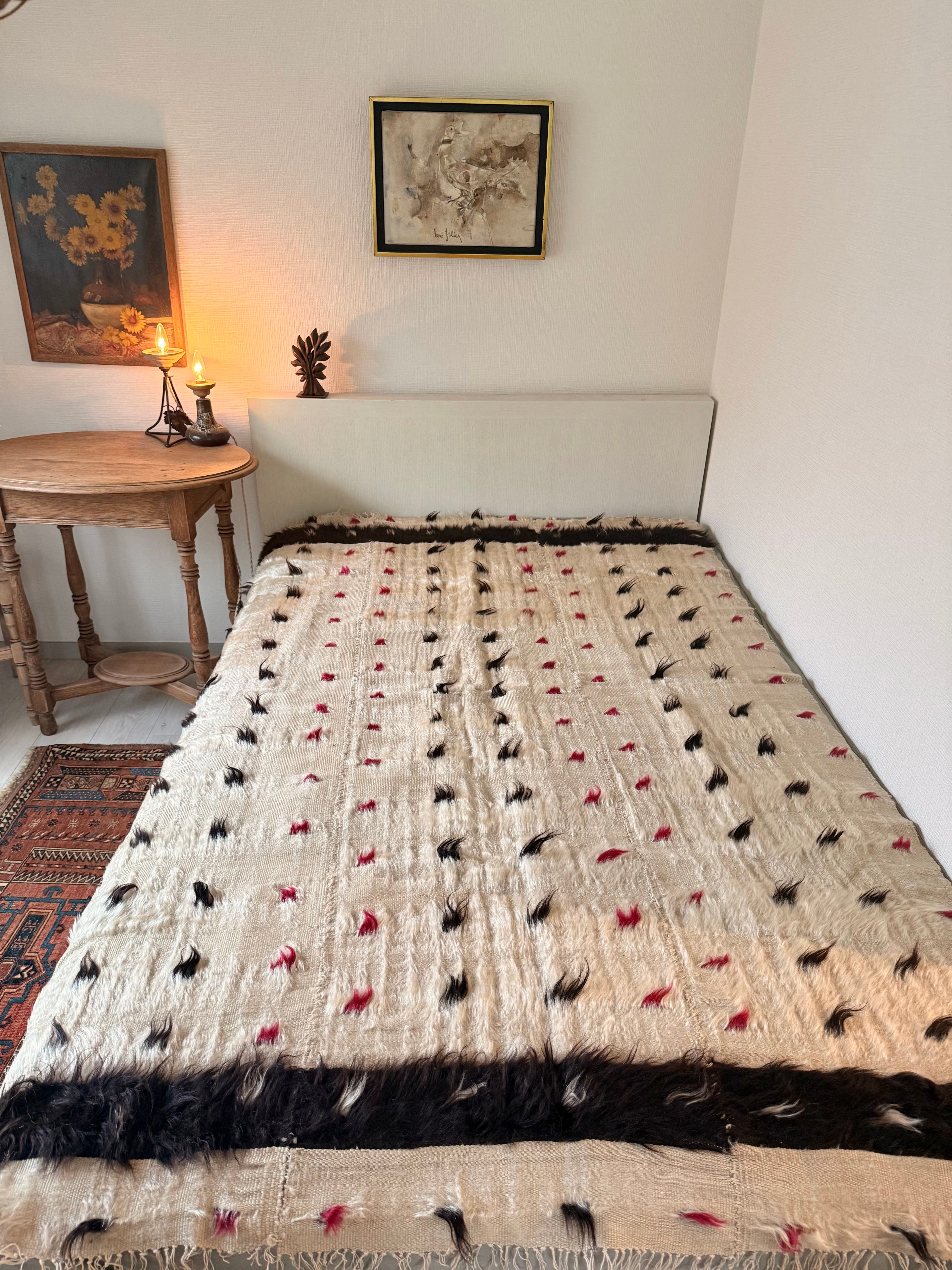 284 Vintage Konya Undyed Kilim ヴィンテージ コンヤ無染色キリム B