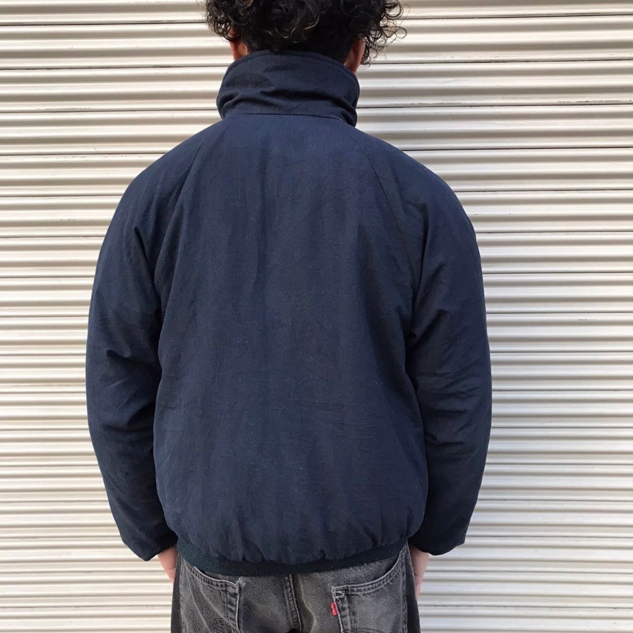希少 Mサイズ 名作 米軍実物 00s USN シップボード ジャケット USNAVY 