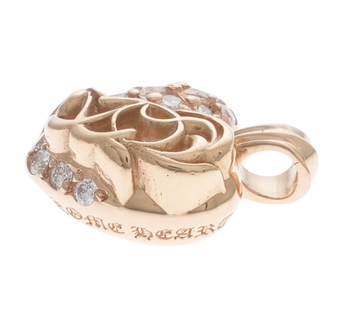 CHROME HEARTS クロムハーツ 22K ラスベガス限定 ハートチャーム PAVE