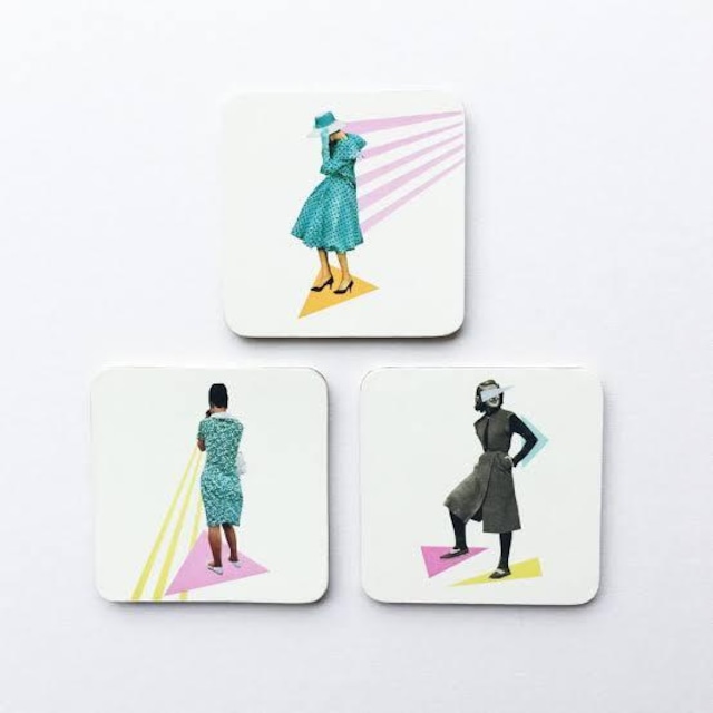 Magnet Set - Modern Women マグネット コラージュ