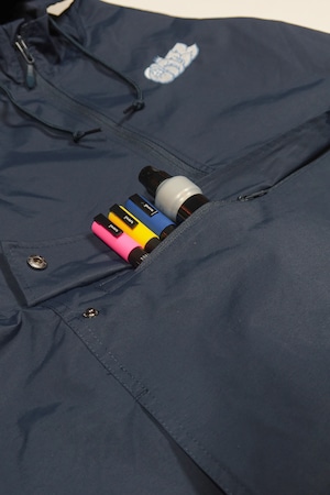 BLAZZ by IRA Water Resistant Windbreaker Anorak 24' [NAVY]