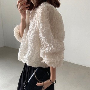 puff sleeve volume design blouse 00312