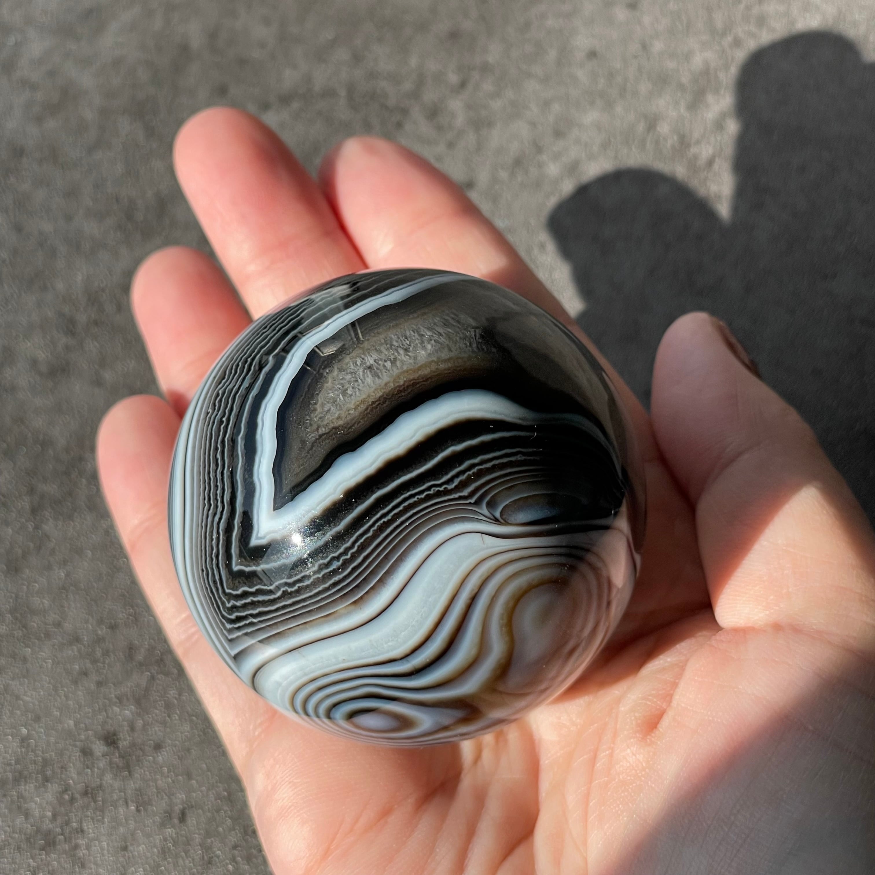 マダガスカル産♦︎Sardonyx サードニクス|Sphere スフィア|天然石