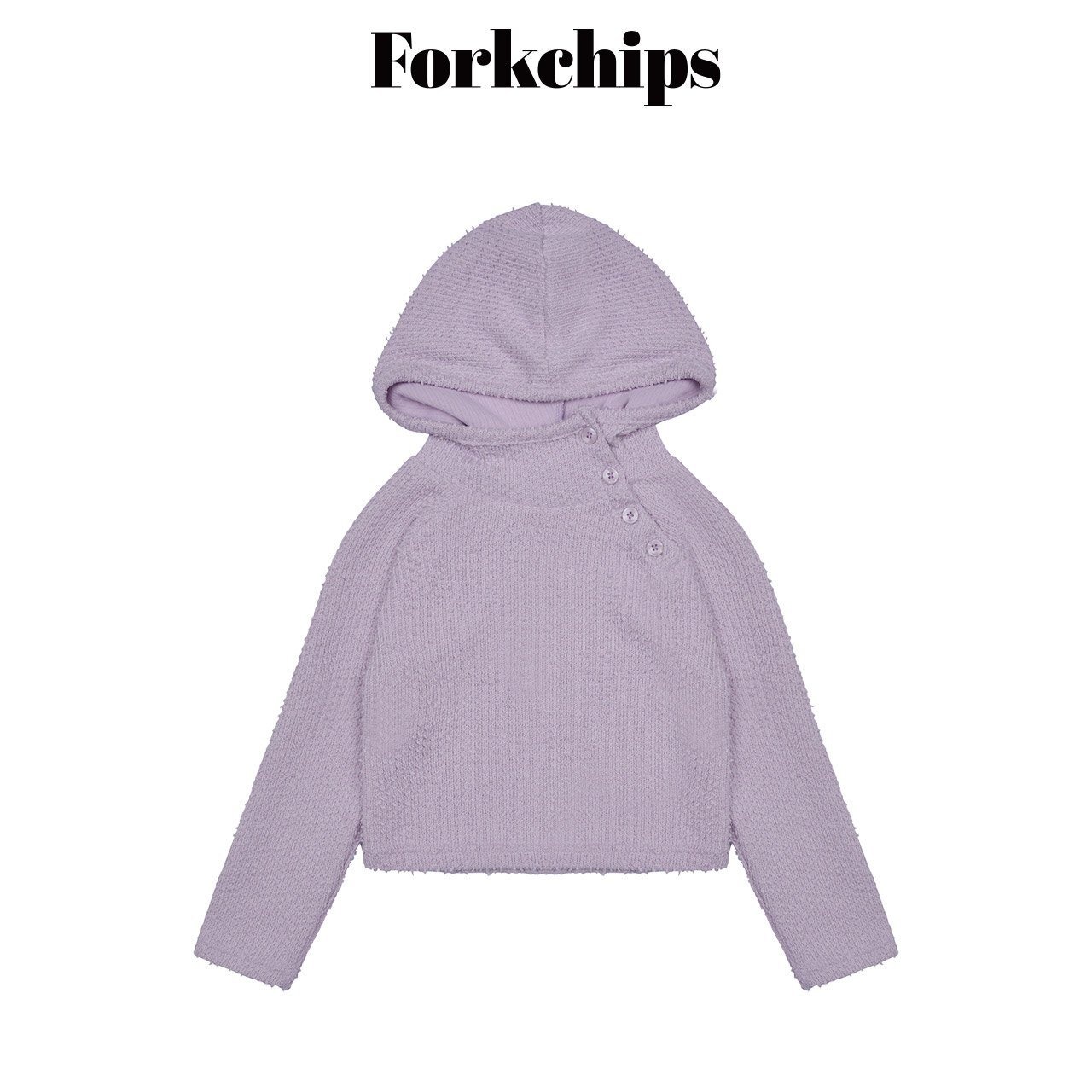 FORK CHIPS［取寄］luna button hood tee 26winter