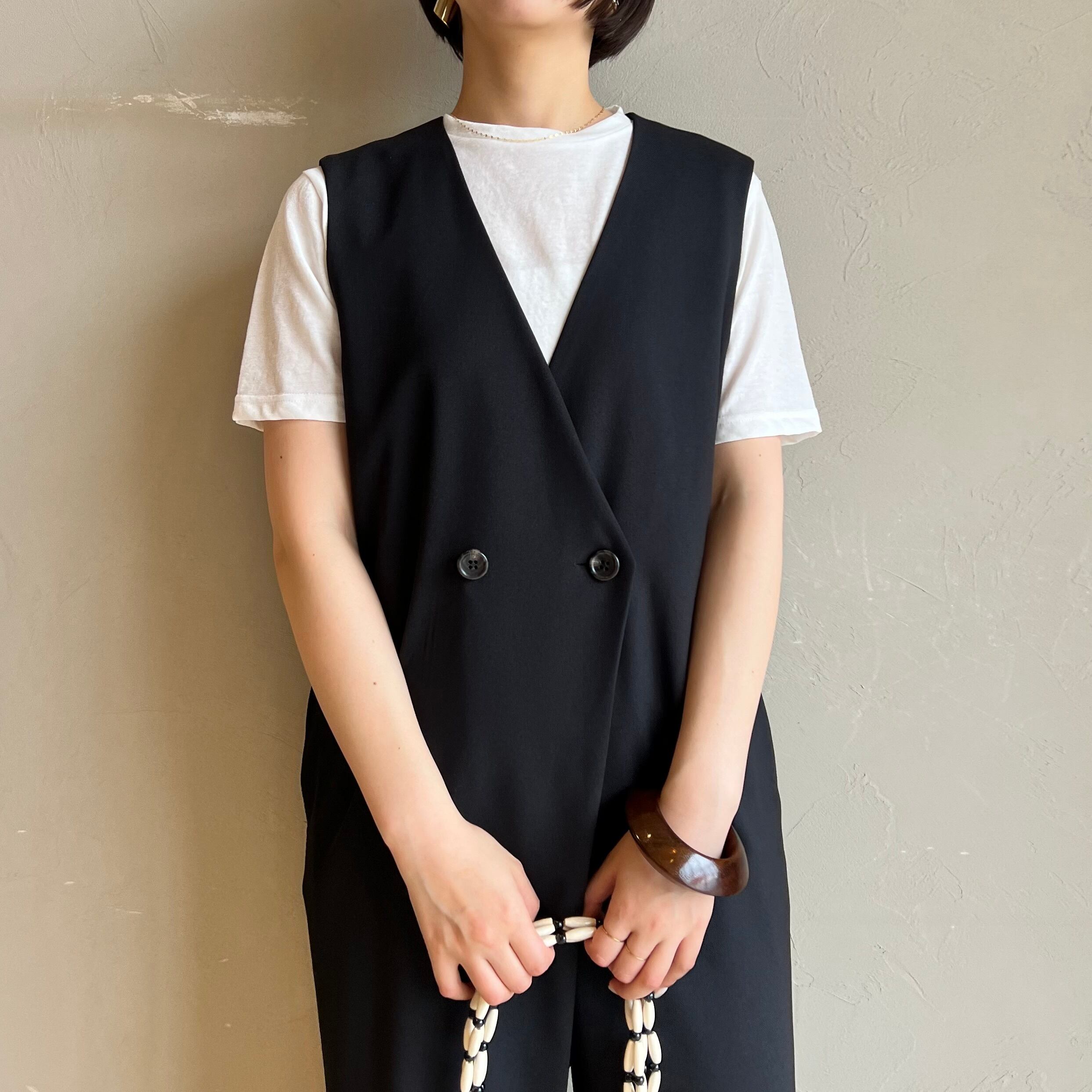 CLOCHE 】麻調Vネックコンビネゾン | valance 福井｜レディース