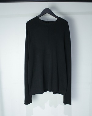 【Caka BLACK】“BANANA REPUBLIC” Loose Half Zip Cotton Pullover Knit