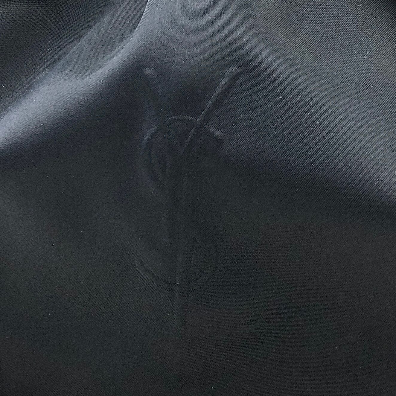 Yves Saint Laurent イヴ サンローラン バイアステッチ YSLロゴ