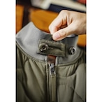 Quilted Zip-Up Long Sleeve Oversized Jacket ◇H0974