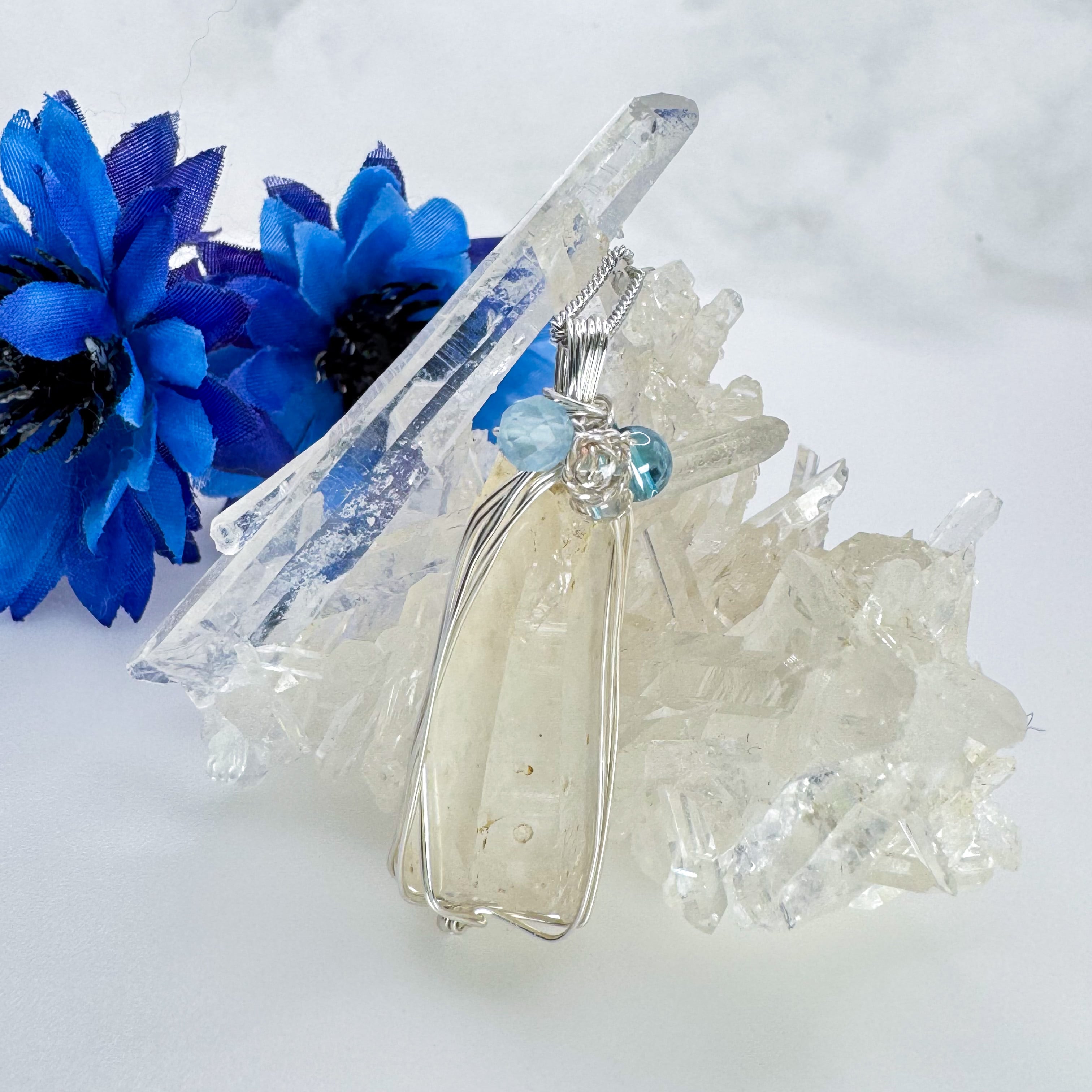 高千穂水晶ネックレス | sunday shop〜宮崎水晶アクセサリー〜