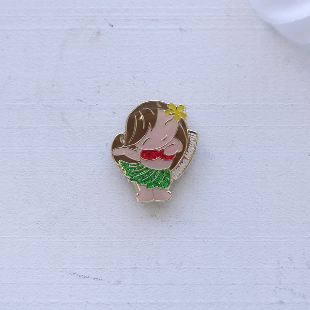 ★ハワイ直輸入★ハワイアン ミニ マグネット／ハワイアン雑貨／強力磁石／キッチンマグネット＜Hula girl／フラガール＞