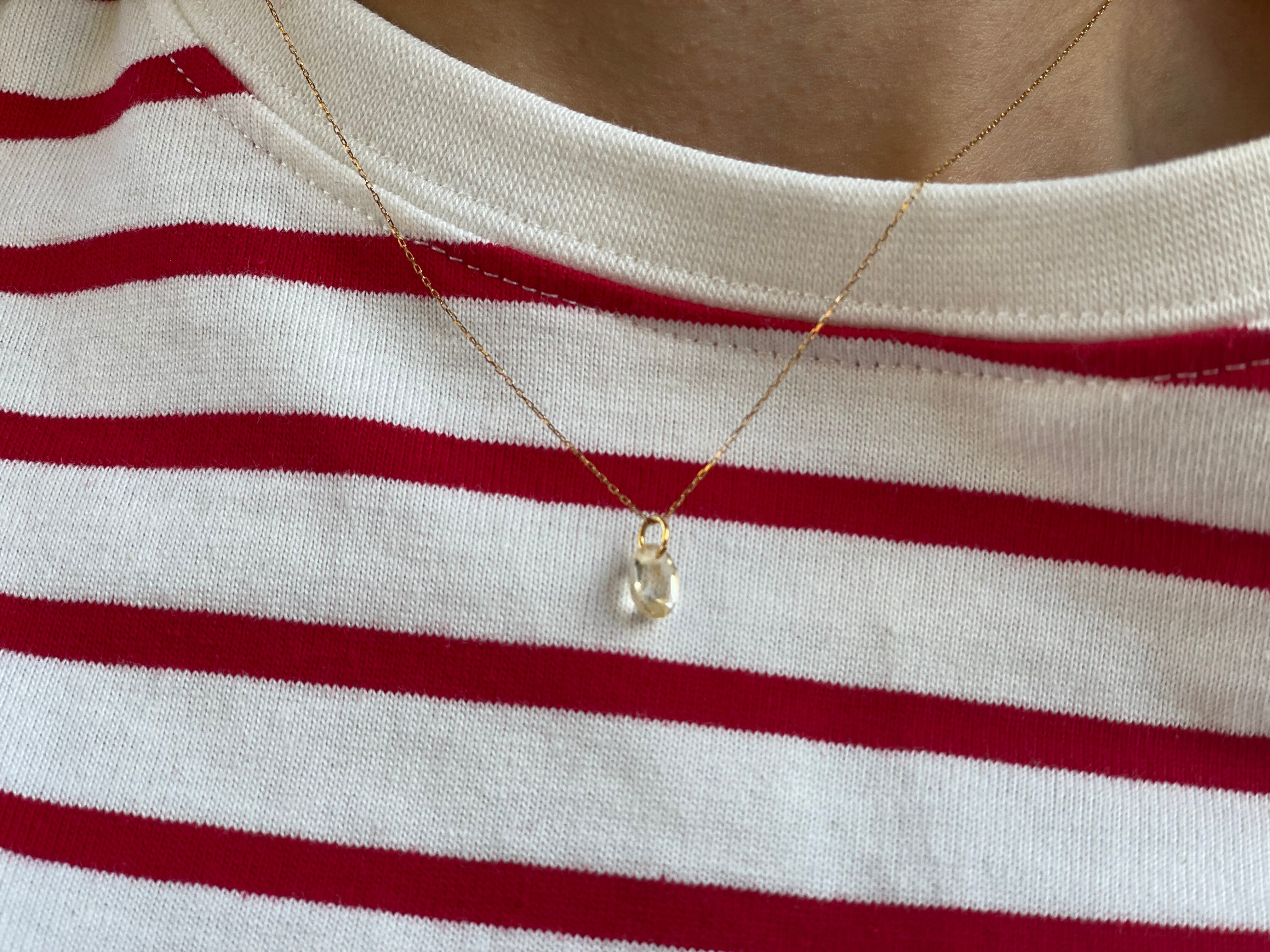 10kネックレス(刻印有り)/お好きなチャーム付 | 87jewelry