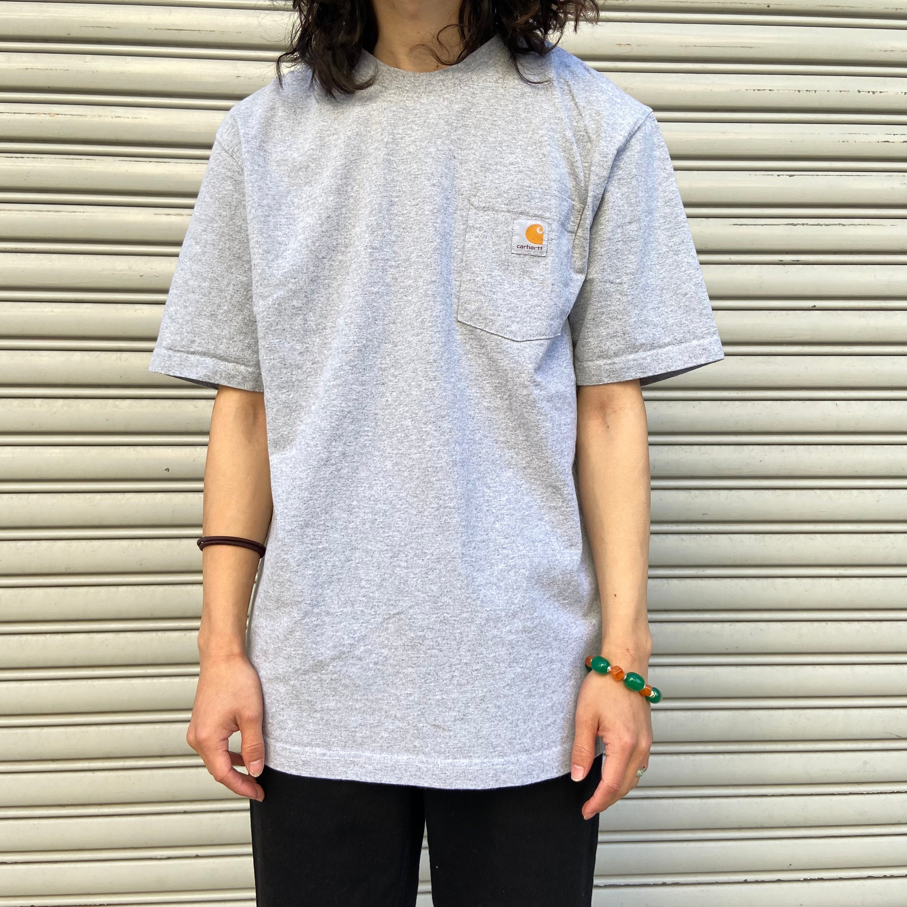 送料無料』Carhartt カーハート ポケットTシャツ ポケT グレー M