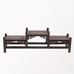 ディスプレイラック 木製 コレクションラック リビング デスク 置物 レトロ ヴィンテージ おしゃれ 北欧