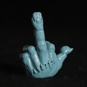 FXXK! HANDSIGN VALVE CAP /CC110プコブルー