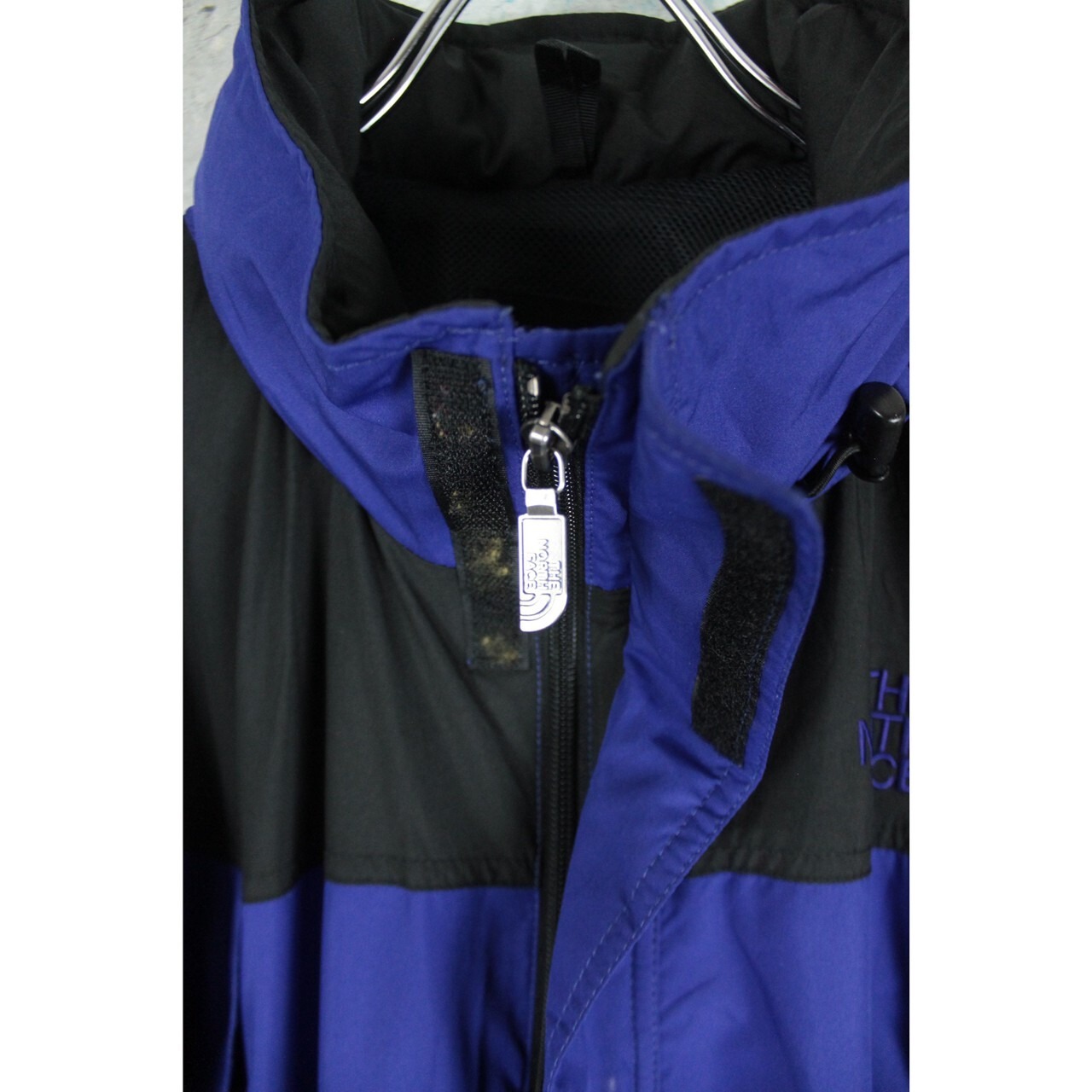 THE NORTH FACE アズテックブルー ライトシェル バイカラーマウンテン 
