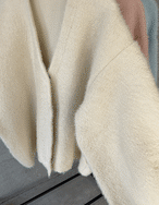 【25aw・再販】Cashmere Over-fit Cardigan_Ivory