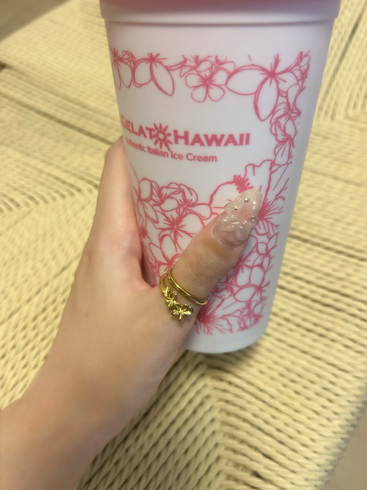 Plumeria ring