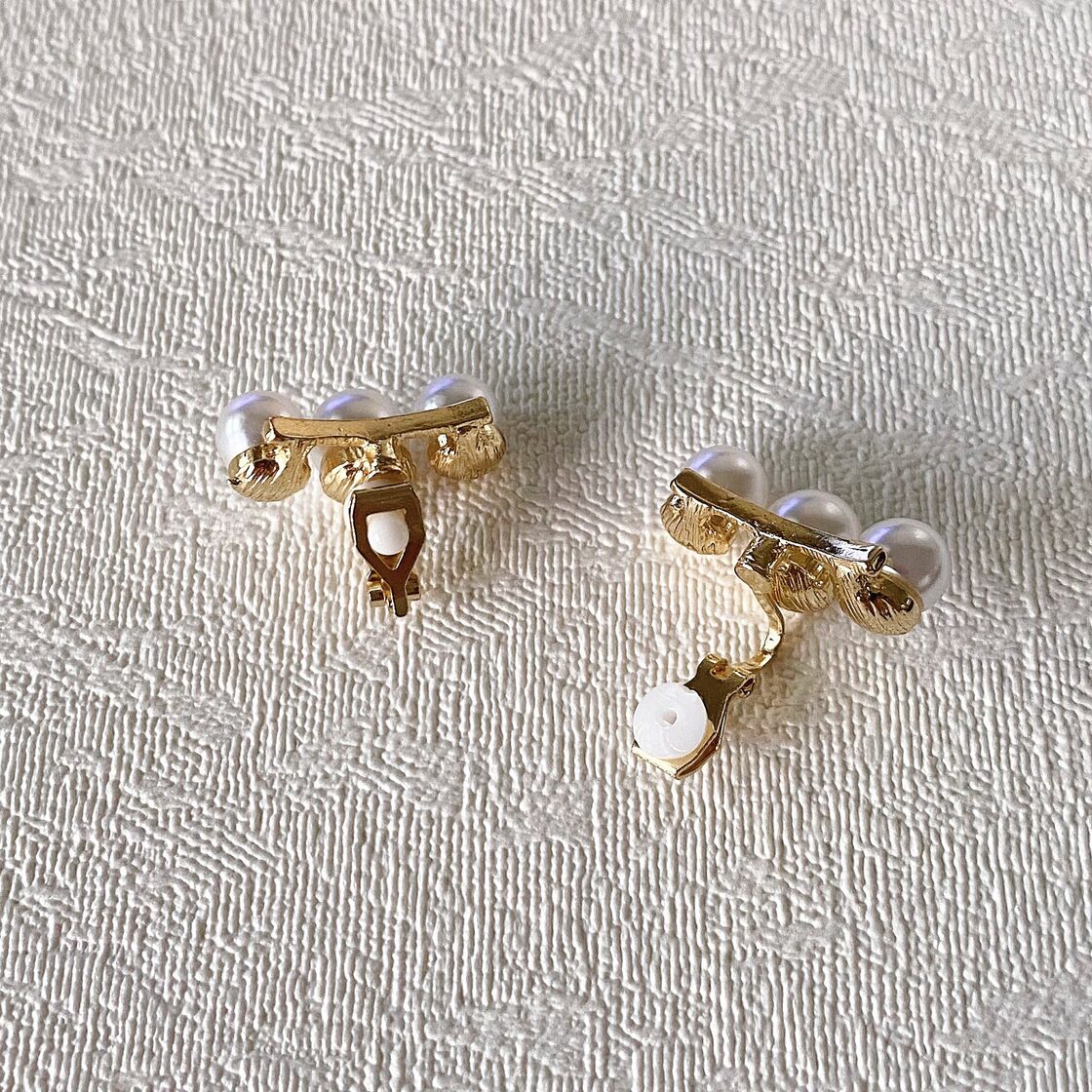 Triple Pearl pierce】トリプル・パールピアス | Pay ID