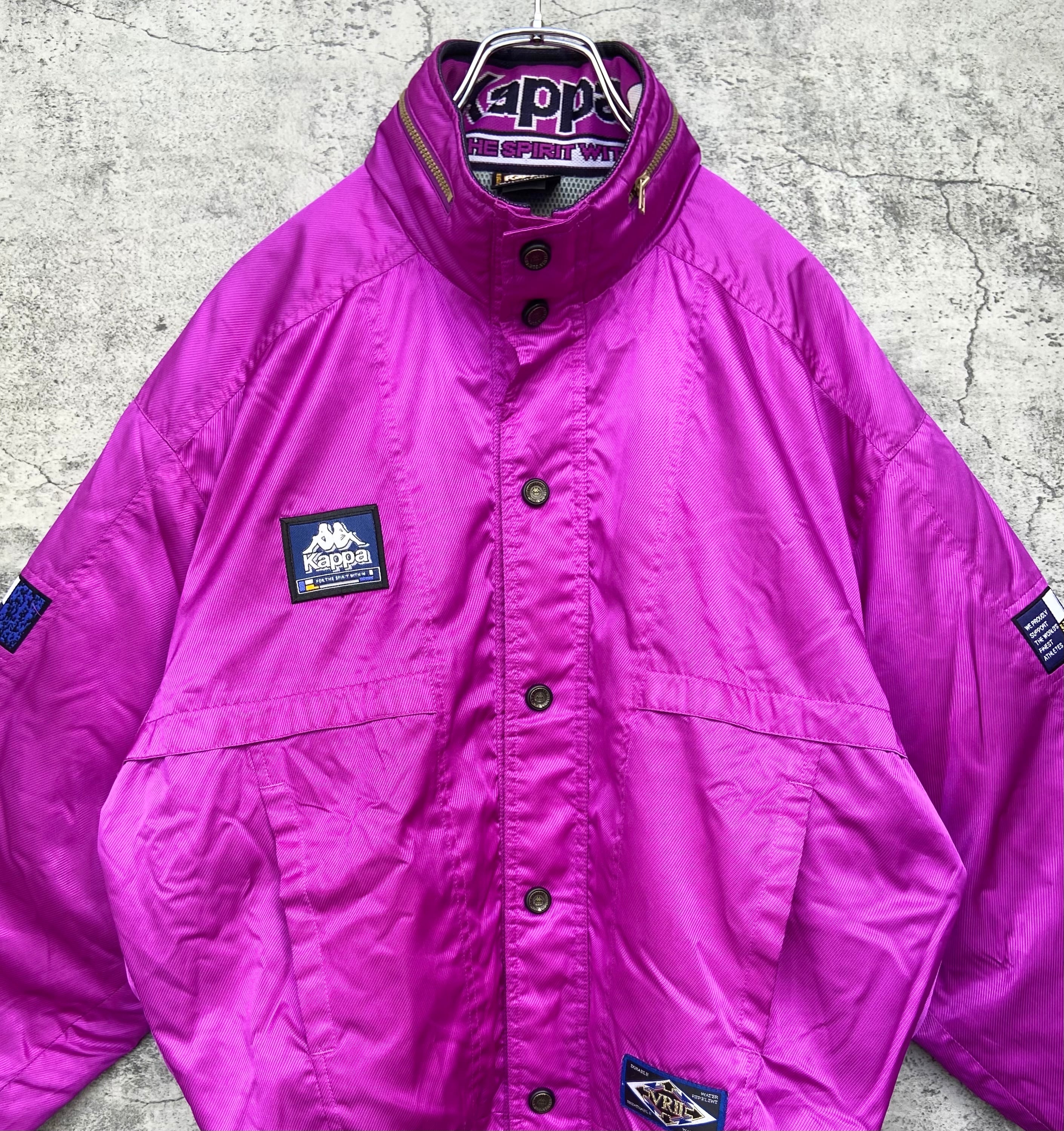 vintage 90s KAPPA/カッパ ナイロンジャケット 紫 | 【古着 らくふる】ビンテージ&リメイク専門のオンライン古着SHOP  powered by BASE