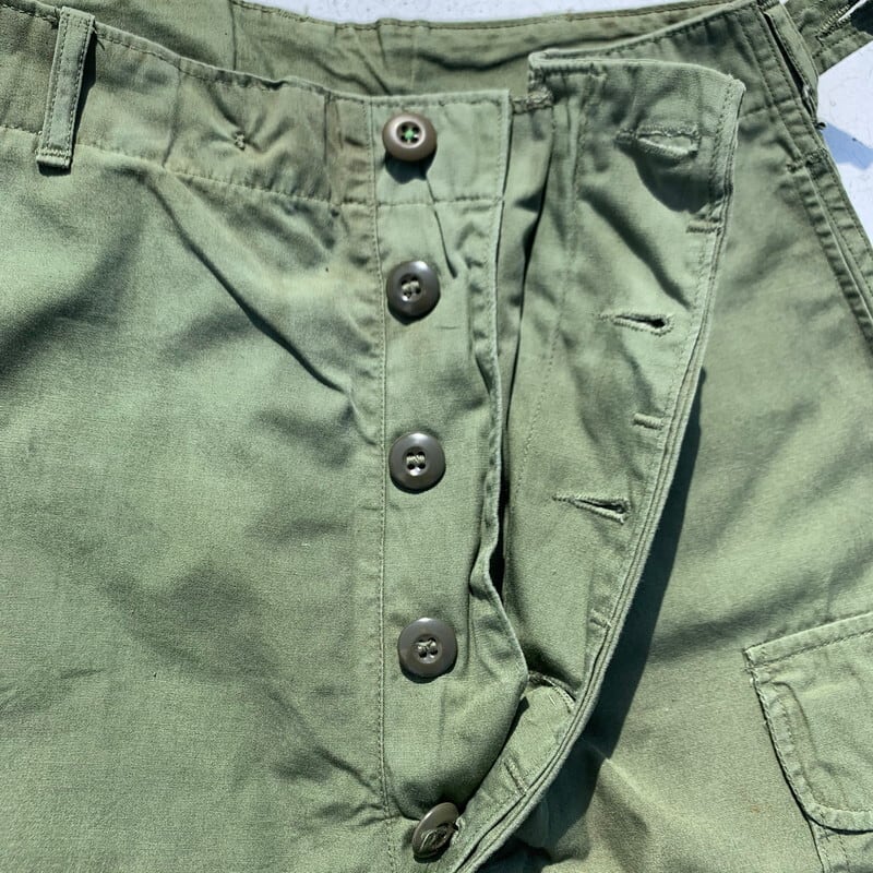 60's U.S.ARMY ジャングルファティーグパンツ 1st TROUSERS MENS 60's U.S.ARMY ジャングルファティーグパンツ 1st TROUSERS MENS