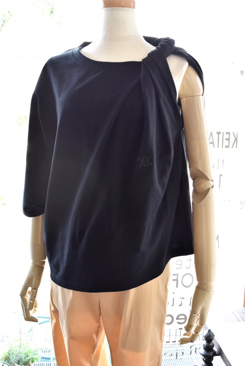 OKIRAKU(オキラク) 26S/S Twisted shoulder tee