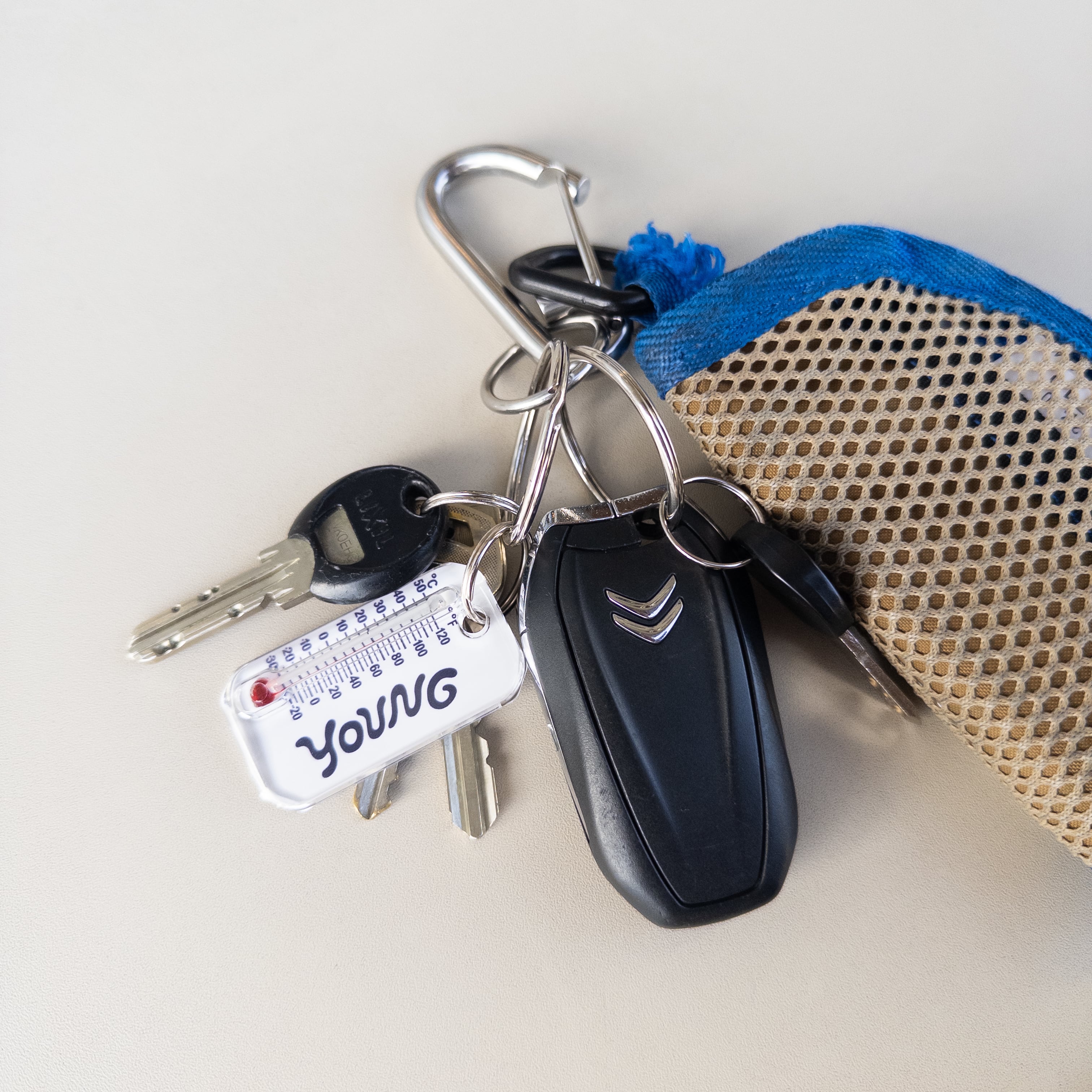 llbean ZIP-O-GAGE Thermometer 温度計キーホルダー 80s-90s LLBean