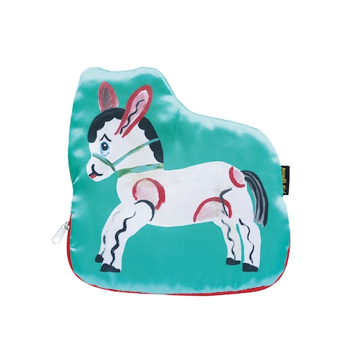 【Nathalie Lete】Satin pouch（Donkey）