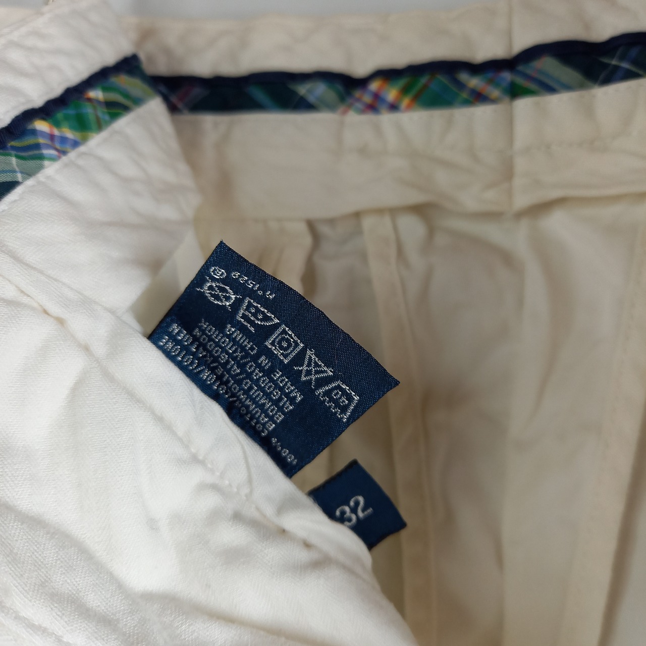 ポロバイラルフローレン　コットン　チノ　ショートパンツ　ホワイト　32