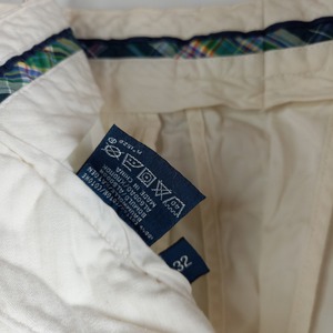 ポロバイラルフローレン　コットン　チノ　ショートパンツ　ホワイト　32