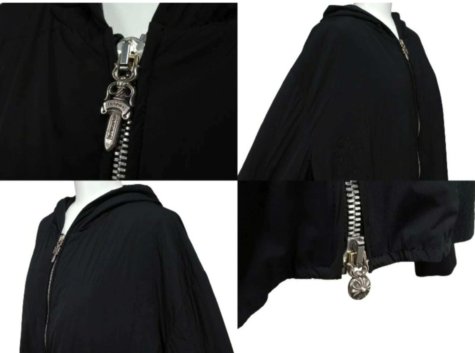 CHROME HEARTS クロムハーツ ライトダウンジャケット ブラック