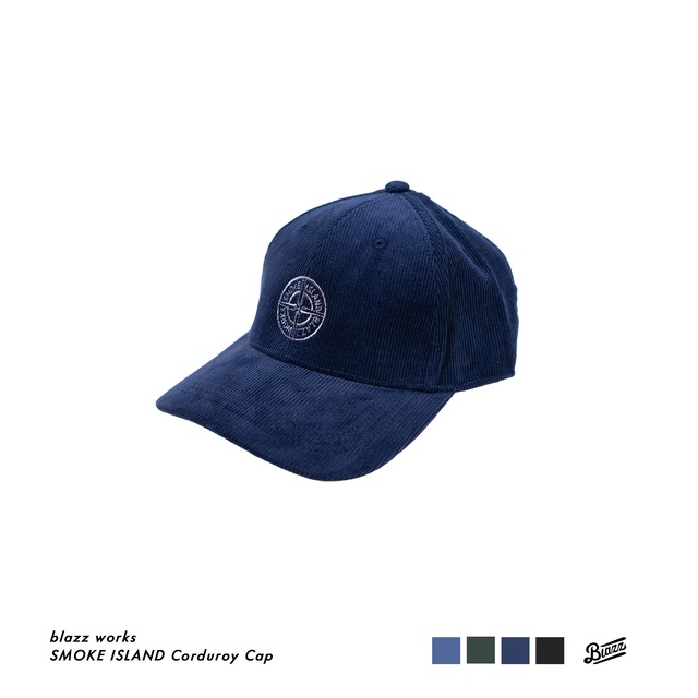 SMOKE ISLAND Corduroy Cap [NAVY]