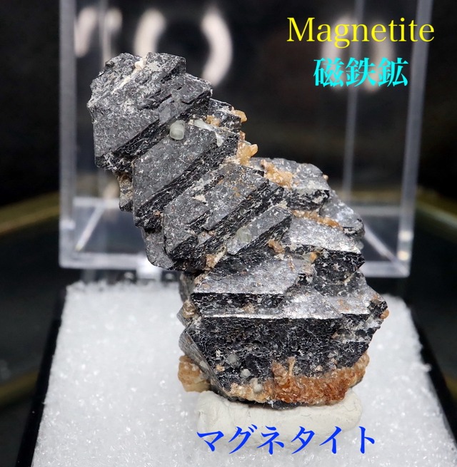 ケース入り マグネタイト クリスタル 磁鉄鉱 40g ユタ州産 MGT063 原石 天然石 鉱物 パワーストーン