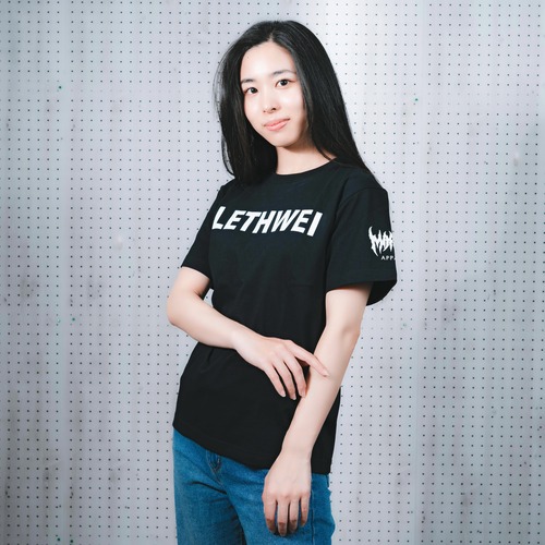 (2色)【Cotton100％】LETHWEIラウェイ　公式 T-shirts-マリアパ