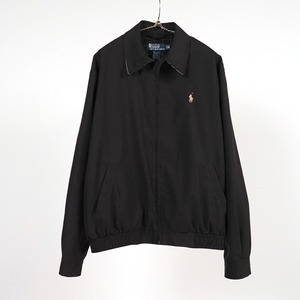 Polo by Ralph Lauren Harrington Jacket Black M Polyester Shell ポロラルフローレン ハリントンジャケット ブラック