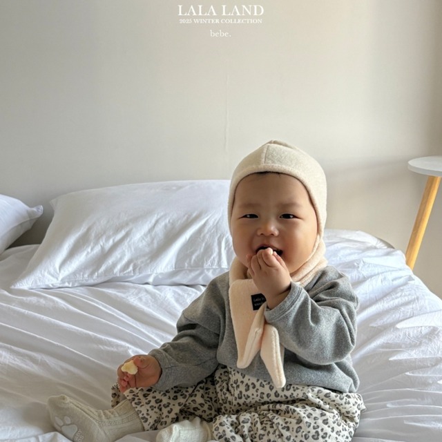 《予約》lala land ¨ bebe) color knit bonnet
