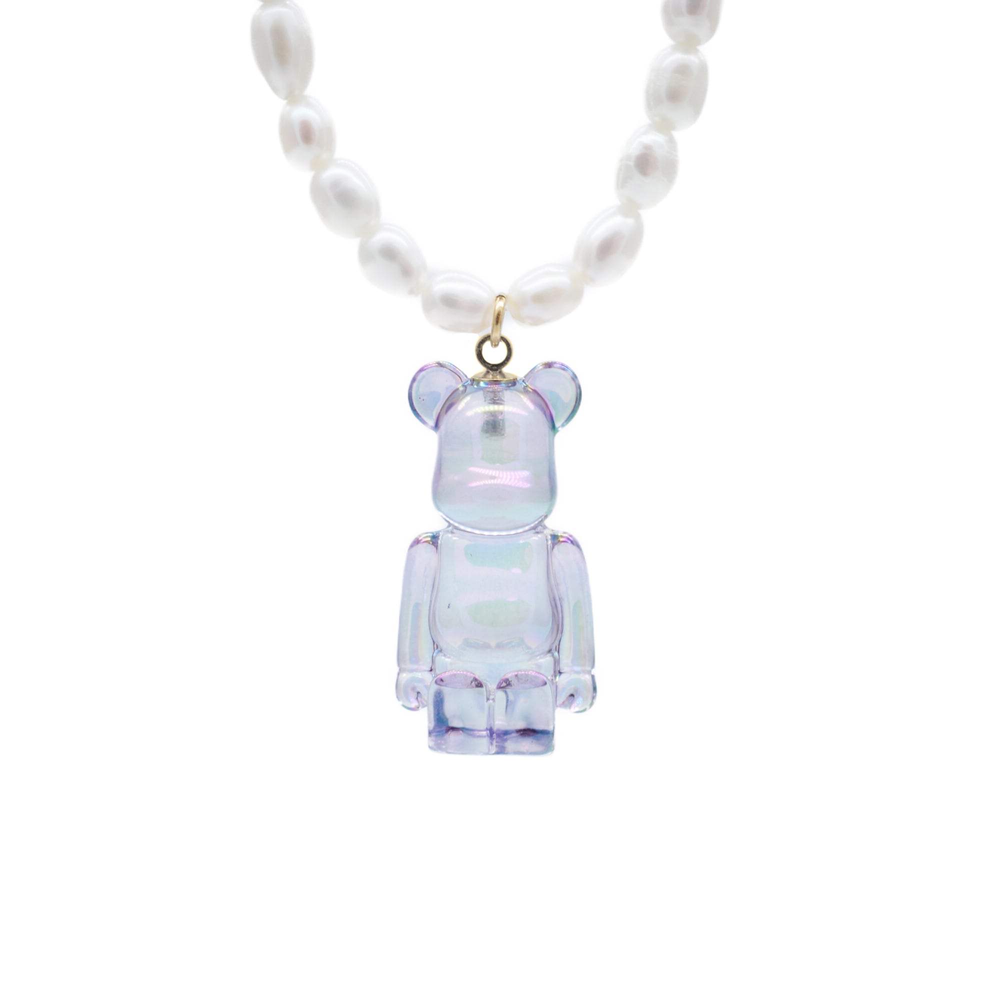 dix × BE@RBRICK / ベアブリックネックレス パープルクリア dix × BE@RBRICK / ベアブリックネックレス パープルクリア