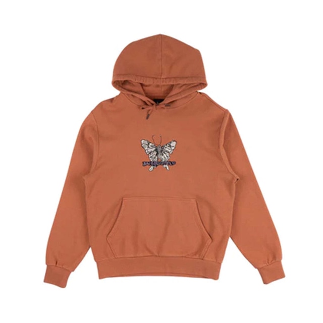 WELCOME / WELCOME - BUTTERFLY GARMENT DYED HOODIE